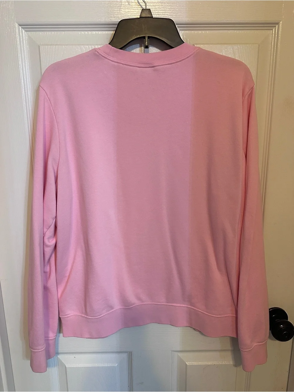 Nike Pink Pullover Sweatshirt with Logo Tag